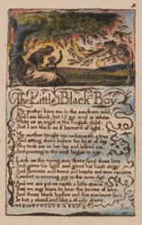 Lieder der Unschuld und der Erfahrung, Tafel 8, Der kleine Schwarze Junge (Bentley 9)